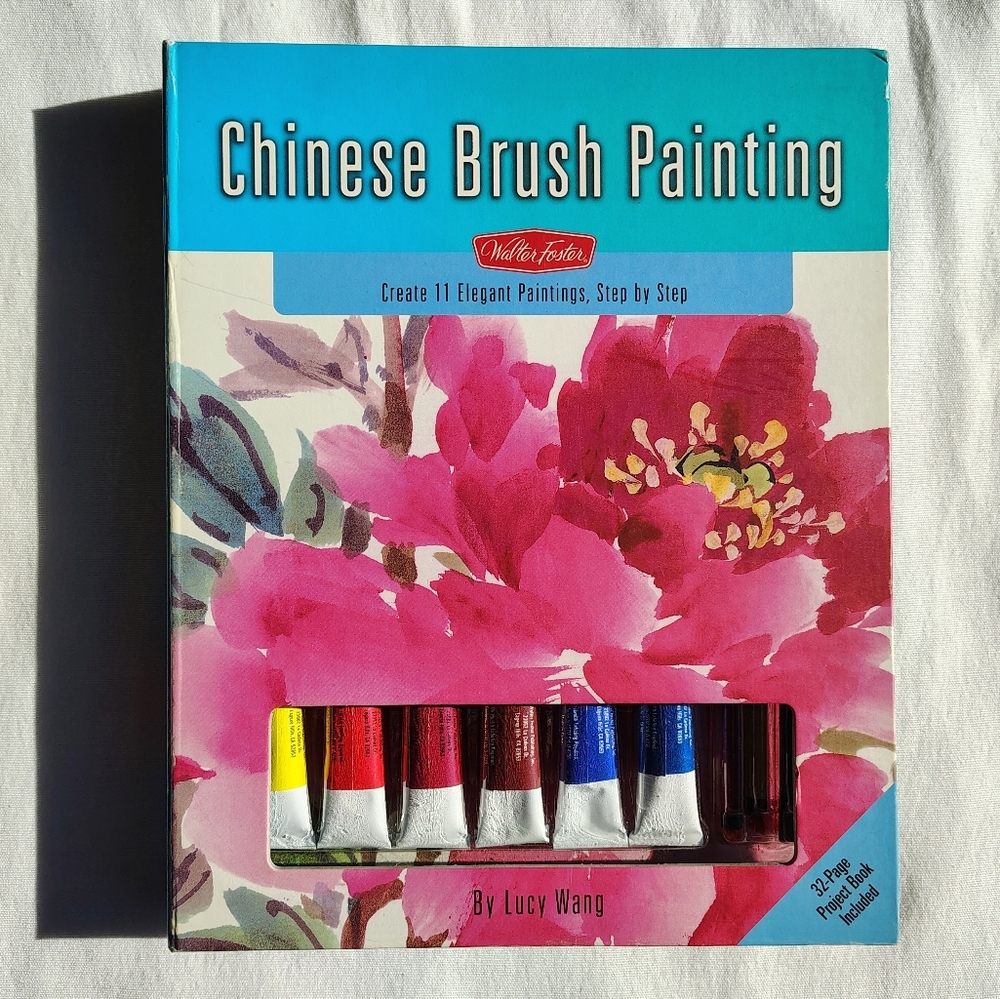 Chinese Brush Painting Step By Step 32 Page Project Book Complete Set